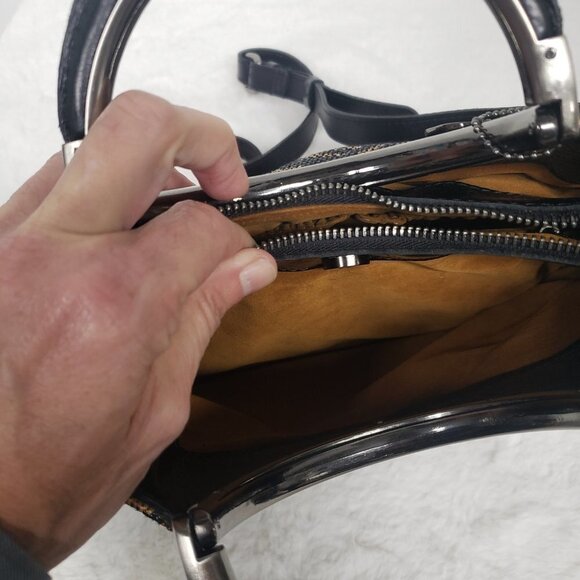 Patricia Nash 10th Anniversary Aria Shopper Tribal Satchel Crossbody - Picture 11 of 16